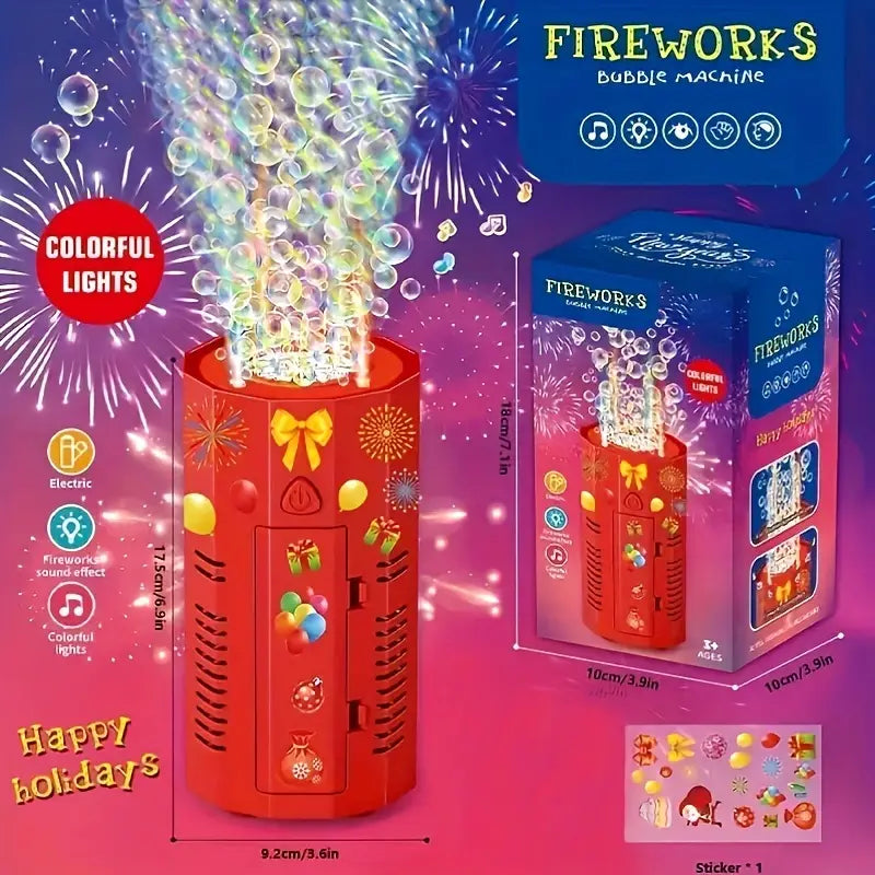 FUEGOS ARTIFICIALES DE BURBUJAS PORTÁTIL